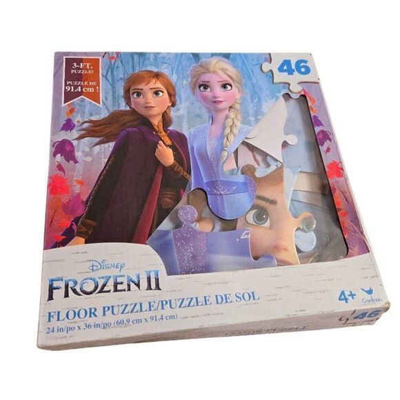 Disney Frozen 3ft floor learning puzzle 46 peices - Picture 1 of 8